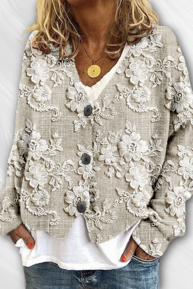 FAITH – PETAL STITCH CARDIGAN