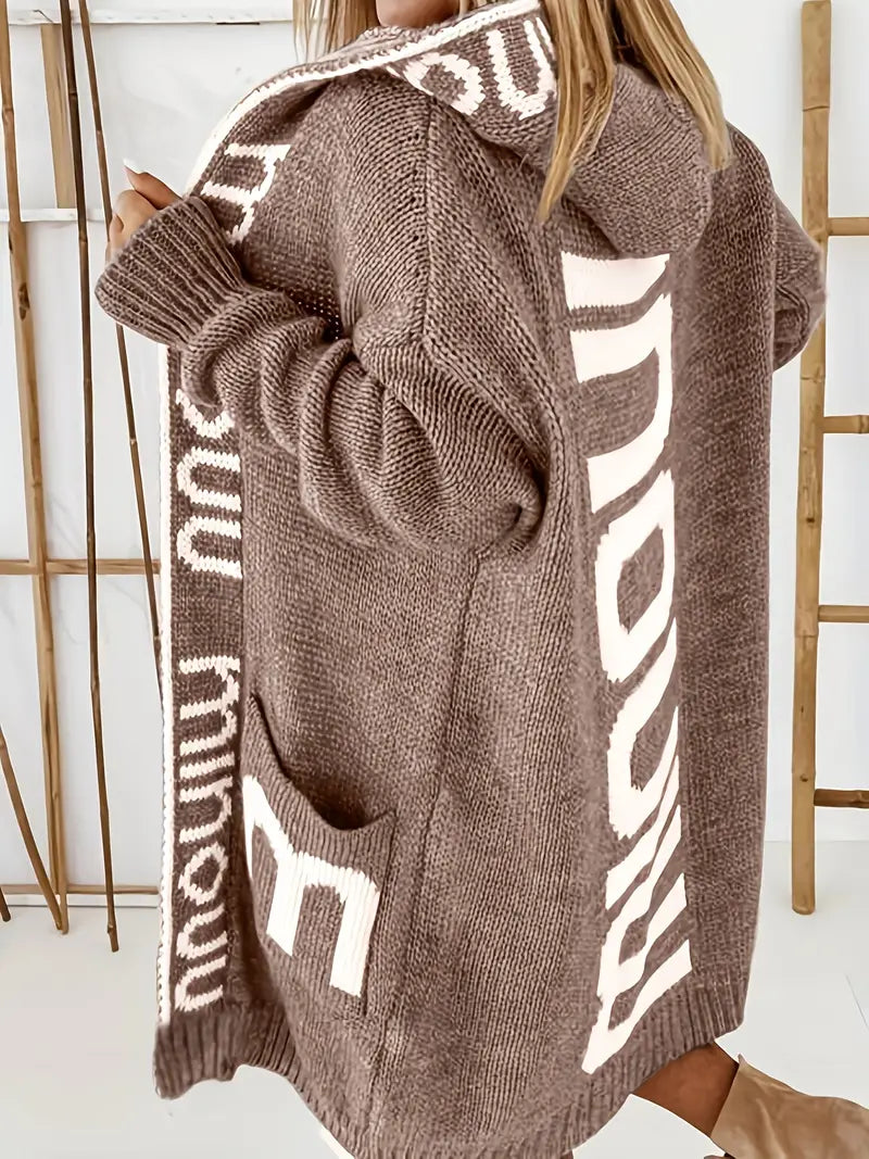SENNA – LONG HOODED CARDIGAN