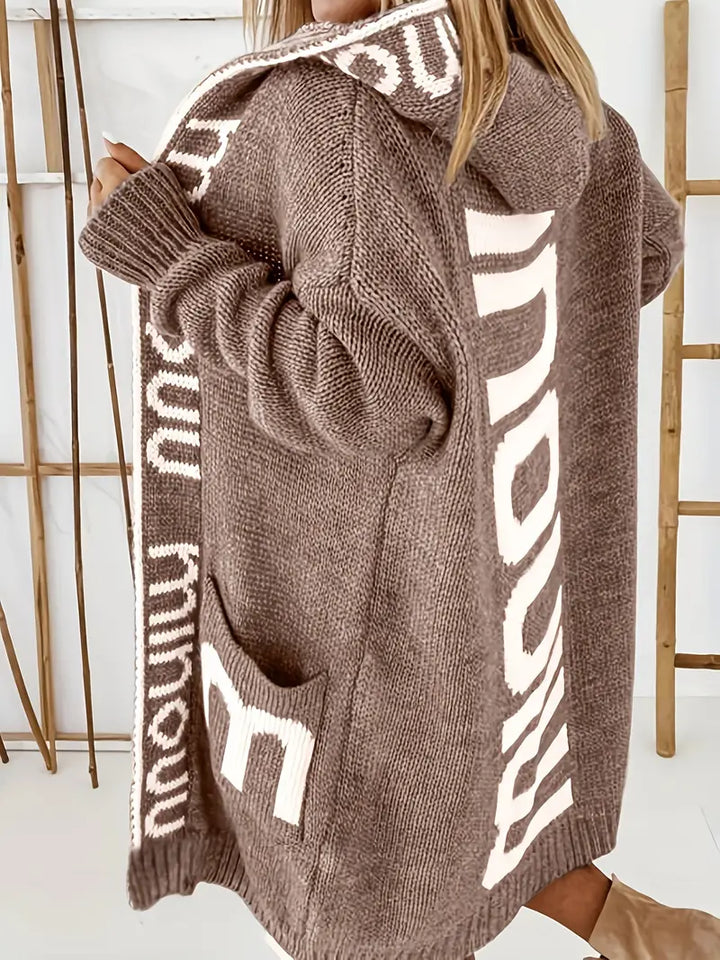SENNA – LONG HOODED CARDIGAN