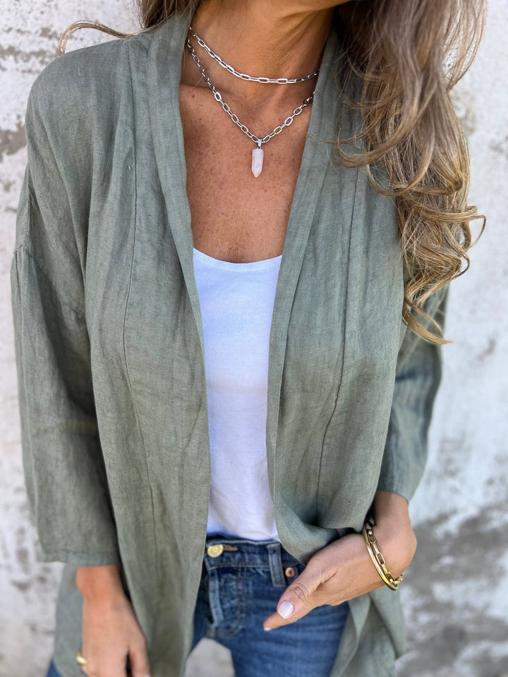 JORGIE – GRACEFUL DRAPE CARDIGAN