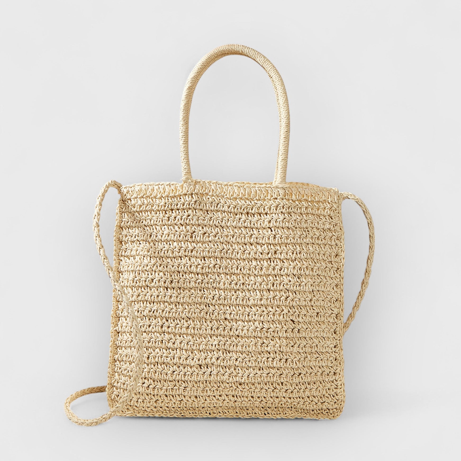 BRENDA - FLOWER WOVEN STRAW BAG