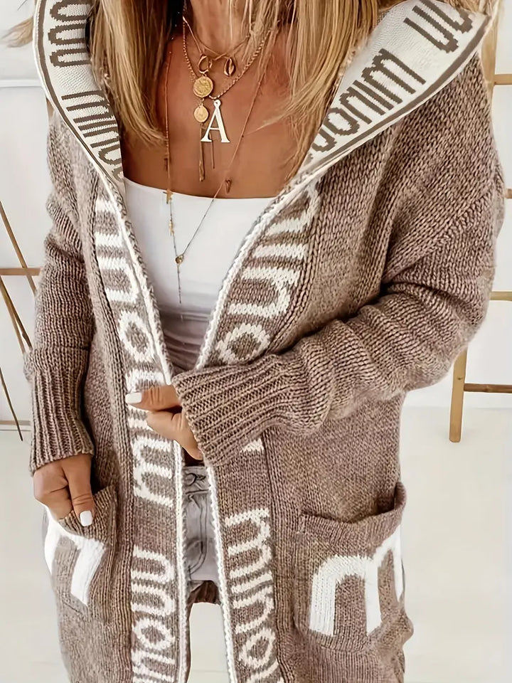 SENNA – LONG HOODED CARDIGAN