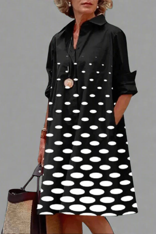 DIANA - POLKA DOT MIDI DRESS