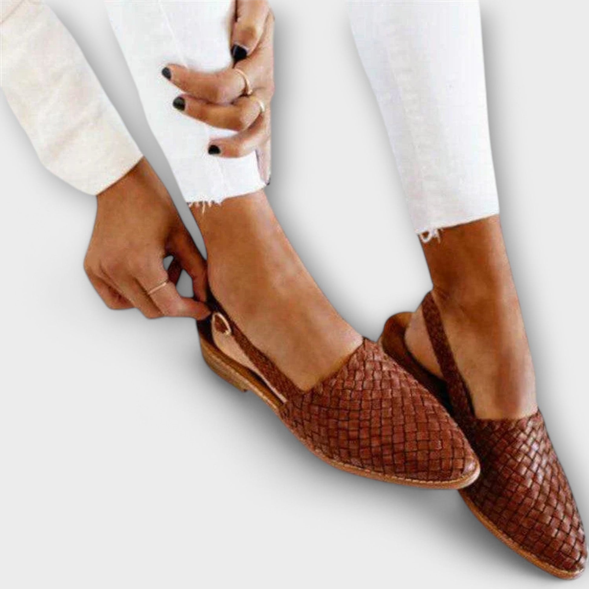 NATALIE - FASHION WOVEN MOCCASINS