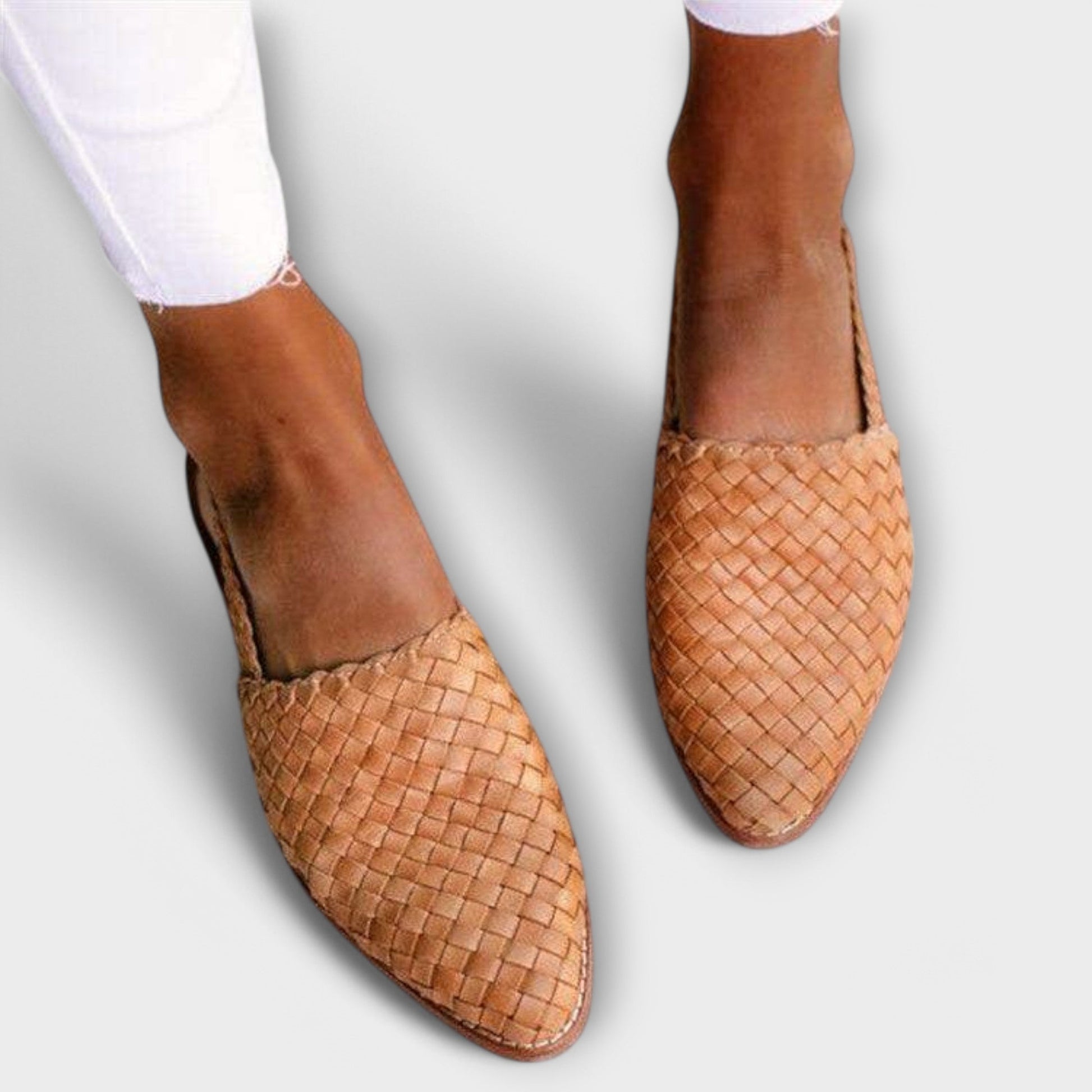 NATALIE - FASHION WOVEN MOCCASINS