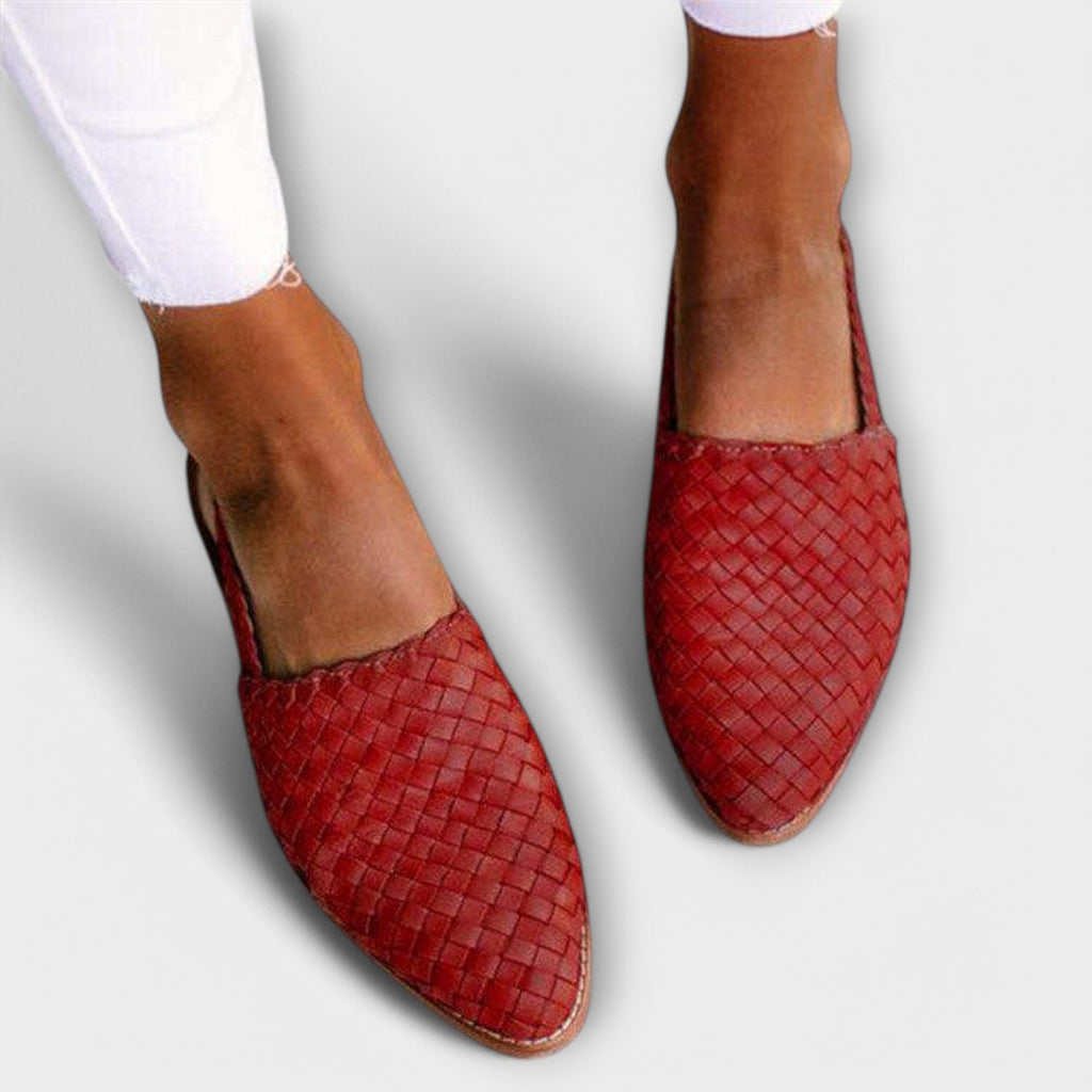 NATALIE - FASHION WOVEN MOCCASINS