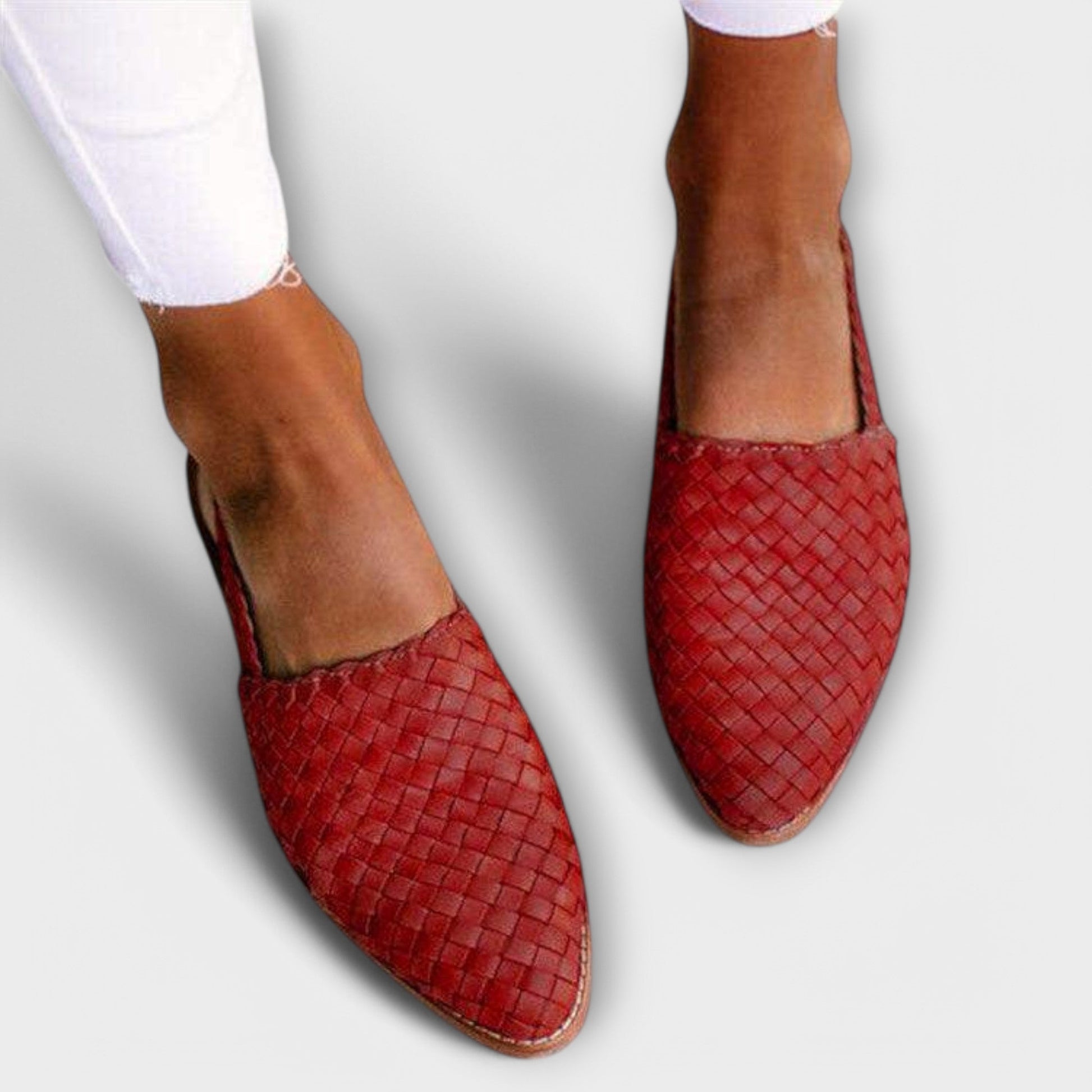 NATALIE - FASHION WOVEN MOCCASINS