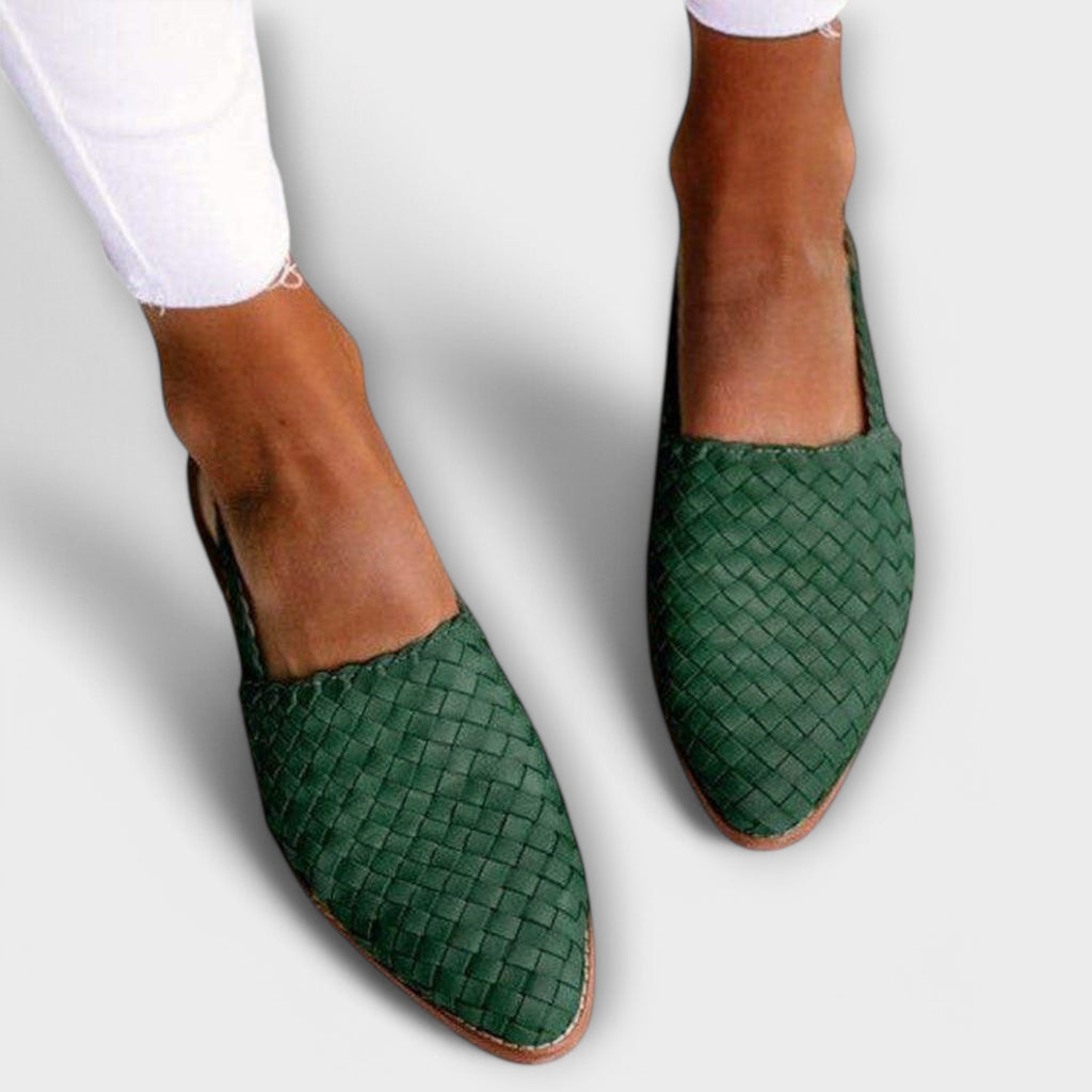 NATALIE - FASHION WOVEN MOCCASINS