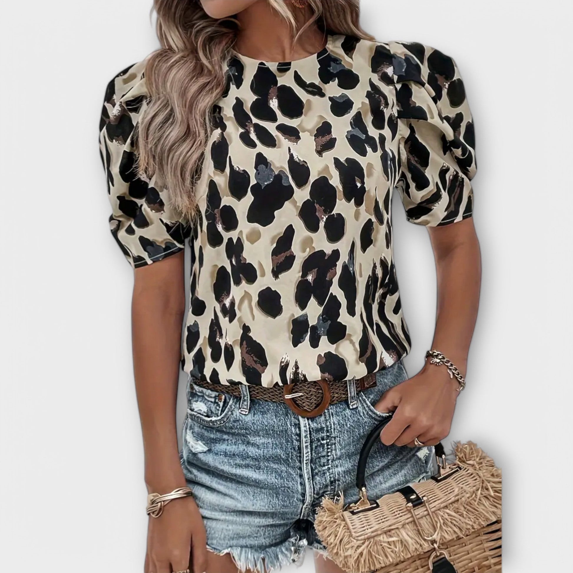 JILL - MODERN PRINT BLOUSE