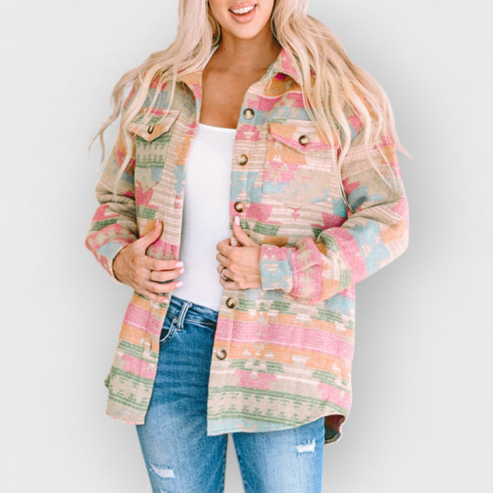 BRIA - MULTICOLOUR OVERSIZED JACKET