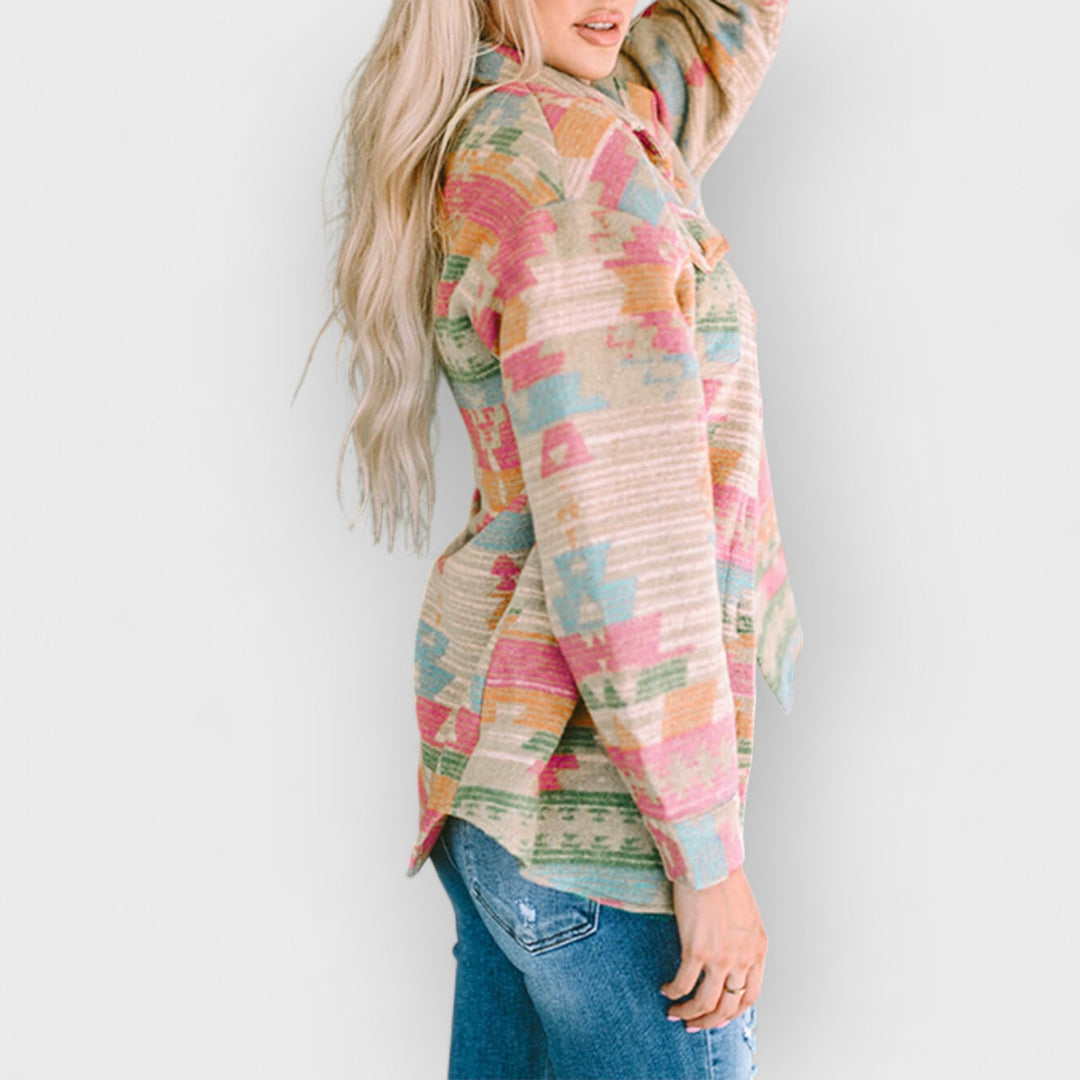 BRIA - MULTICOLOUR OVERSIZED JACKET