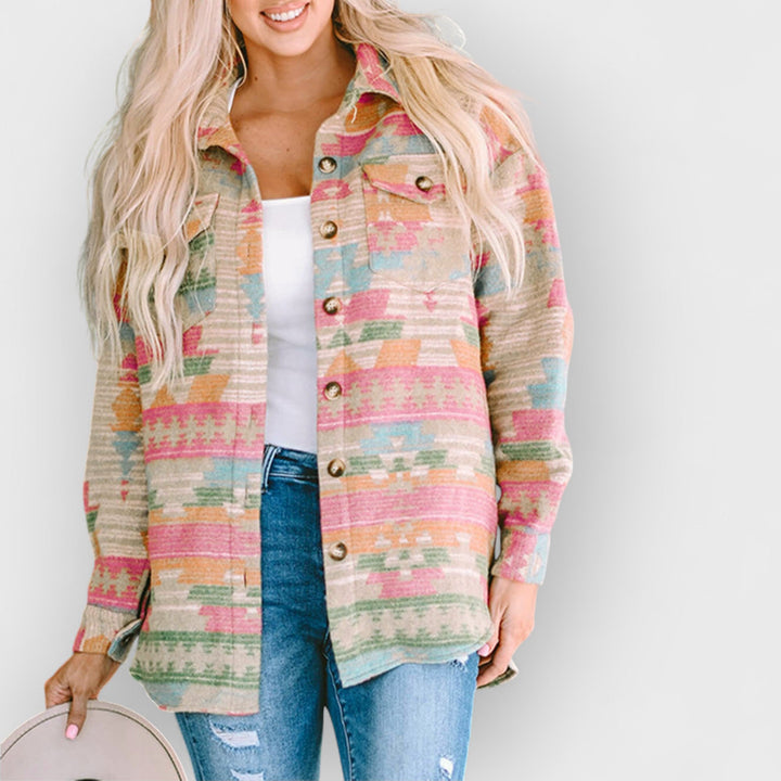 BRIA - MULTICOLOUR OVERSIZED JACKET