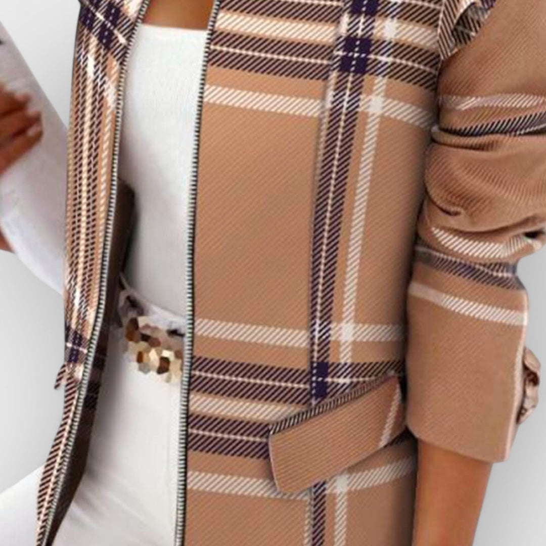 RAYA - PLAID TAILORED BLAZER
