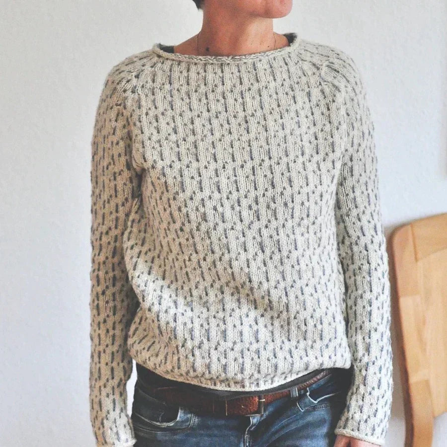 GEMMA – CREW NECK ELEGANCE JUMPER