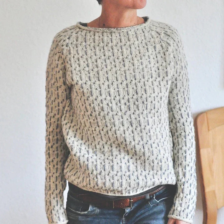 GEMMA – CREW NECK ELEGANCE JUMPER
