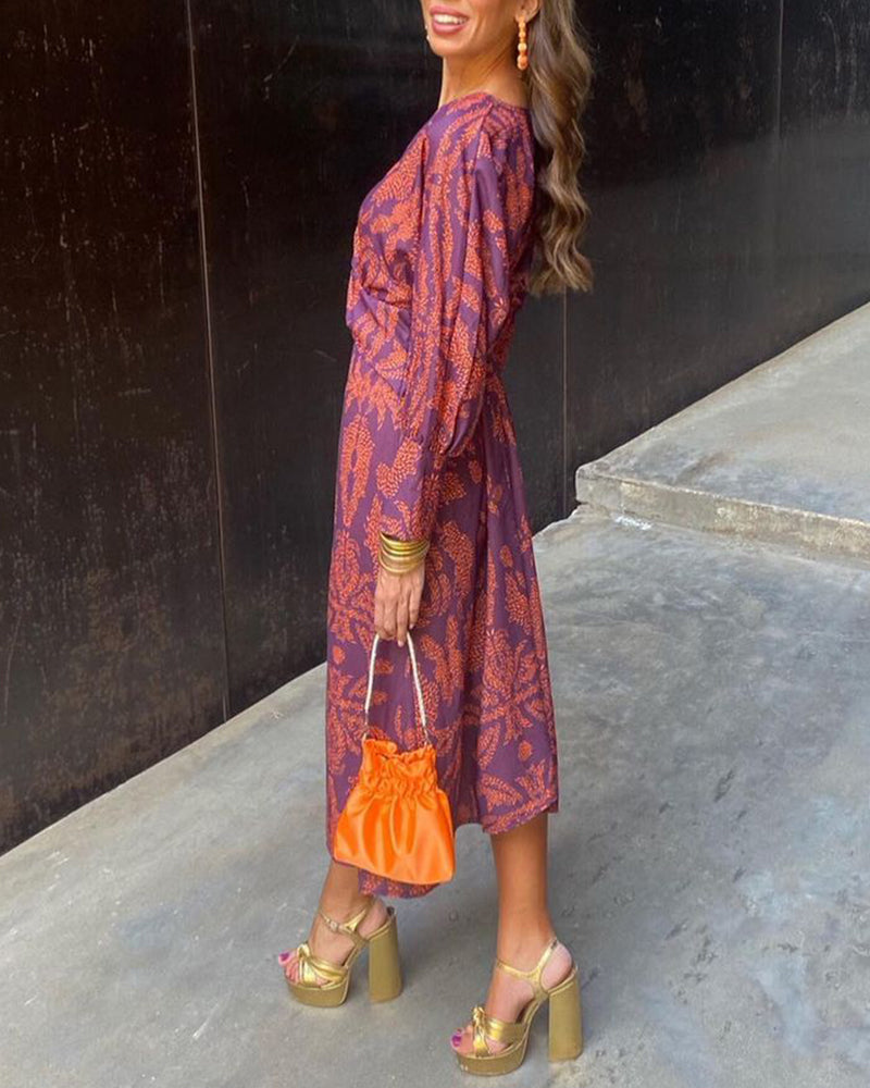DEVINA - KNOTTED MIDI DRESS