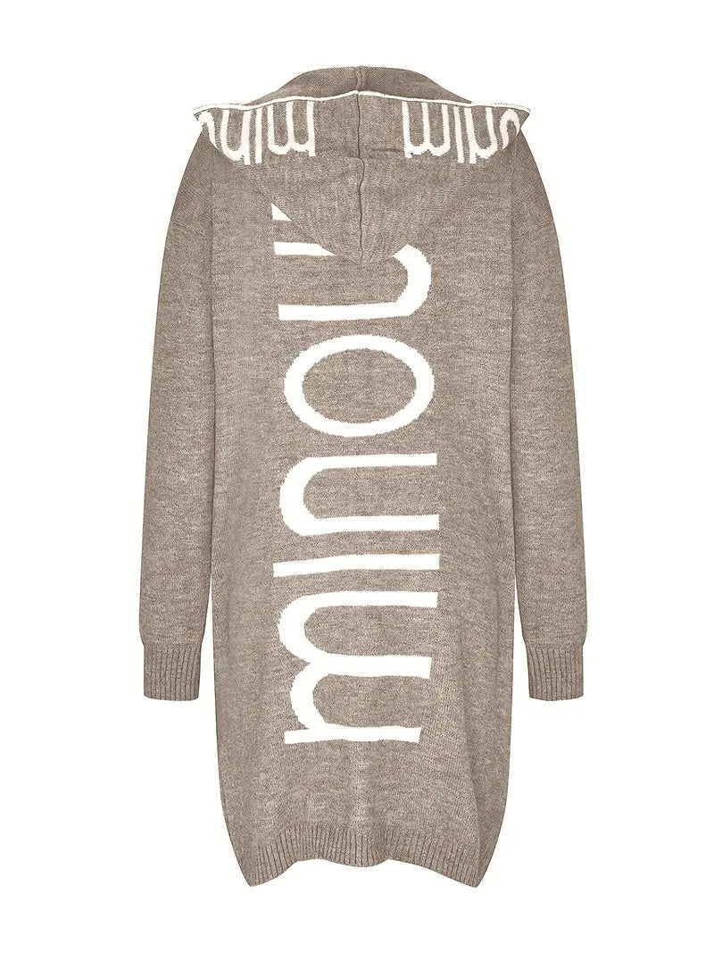 SENNA – LONG HOODED CARDIGAN