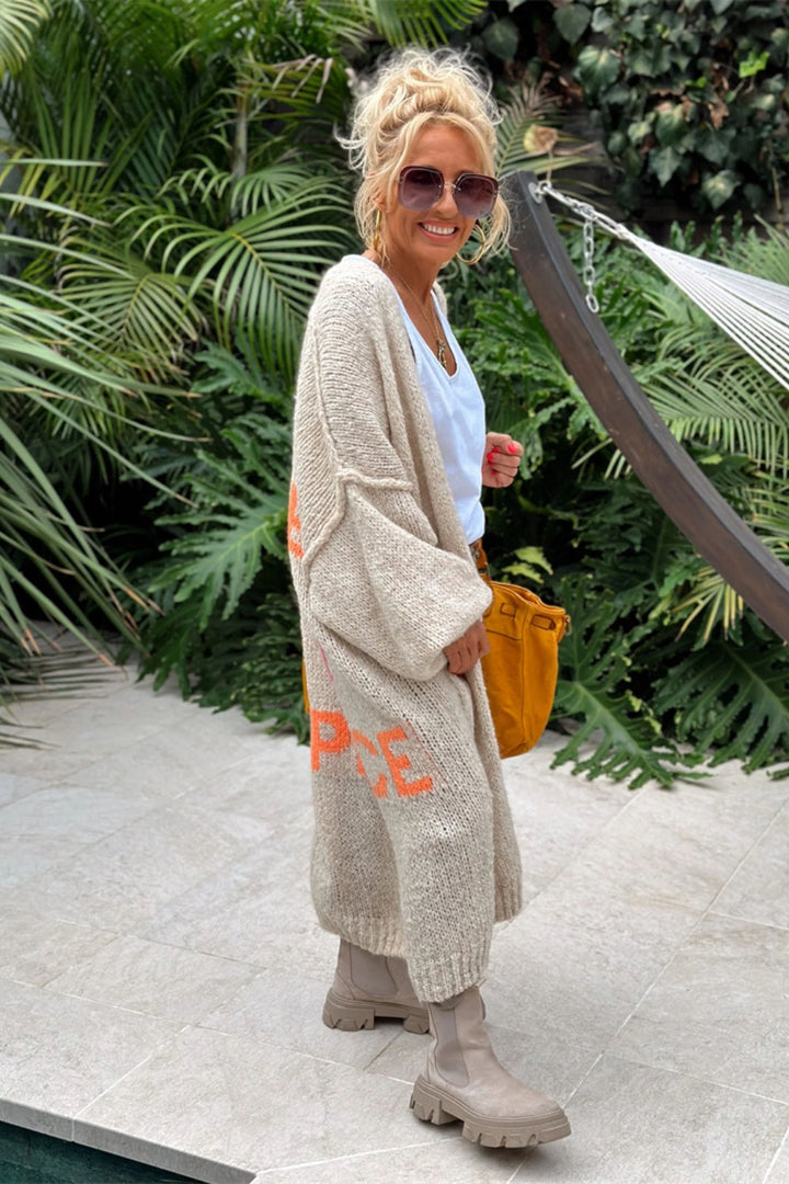 EMILY – LOVE & PEACE CARDIGAN