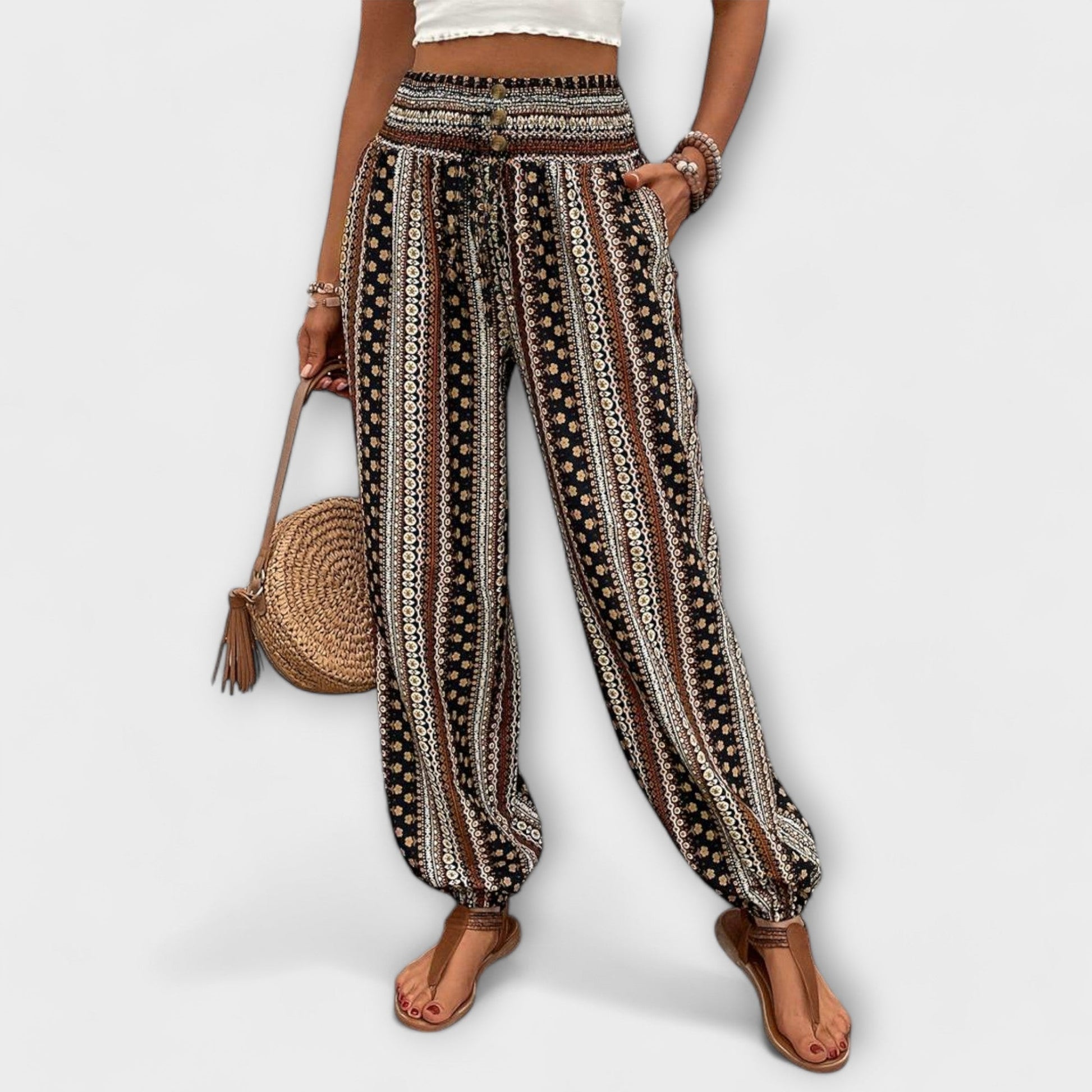 CAITLIN - ETHNO-CHIC TROUSERS