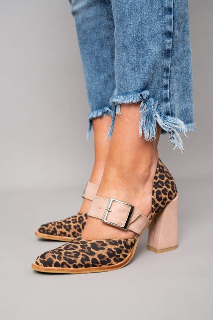 PATRICIA – LEOPARD BLOCK HEEL