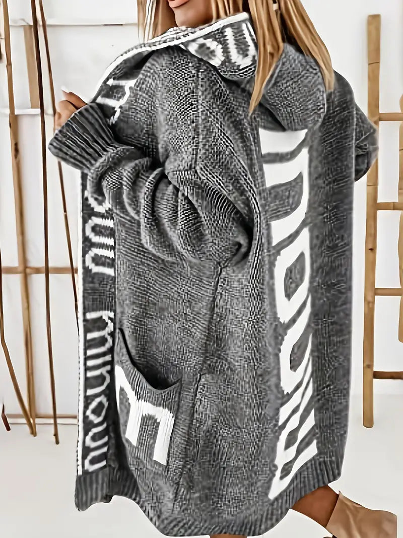 SENNA – LONG HOODED CARDIGAN