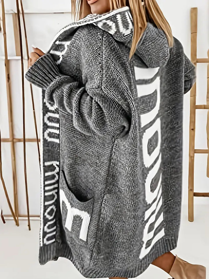 SENNA – LONG HOODED CARDIGAN