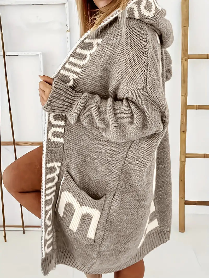 SENNA – LONG HOODED CARDIGAN