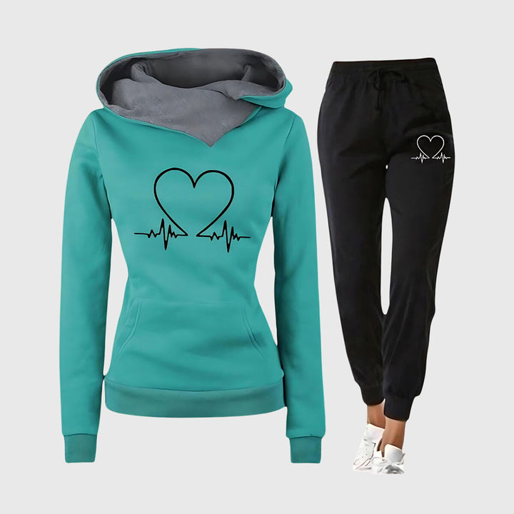 ALICE - HEART-PRINT TRACKSUIT
