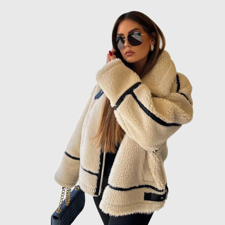 DELANEY – RELAXED SHEARLING-STYLE JACKET