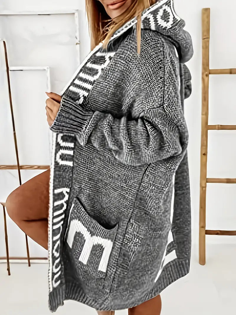 SENNA – LONG HOODED CARDIGAN