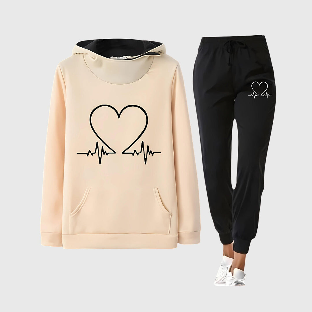 ALICE - HEART-PRINT TRACKSUIT