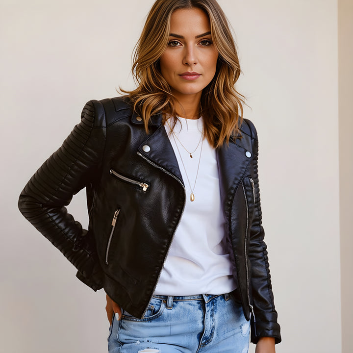 HAILEY - CLASSIC LEATHER JACKET