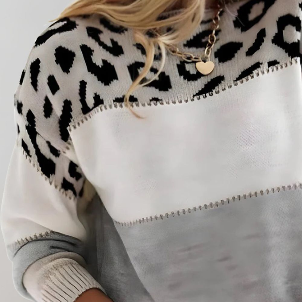 IDA – LEOPARD PRINT JUMPER