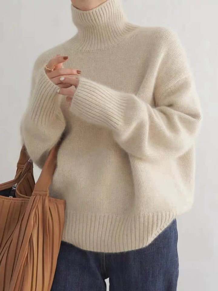 NANCY – LUXE HIGH-NECK JUMPER