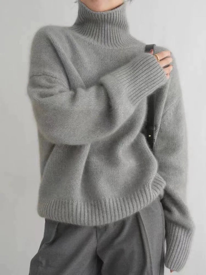 NANCY – LUXE HIGH-NECK JUMPER