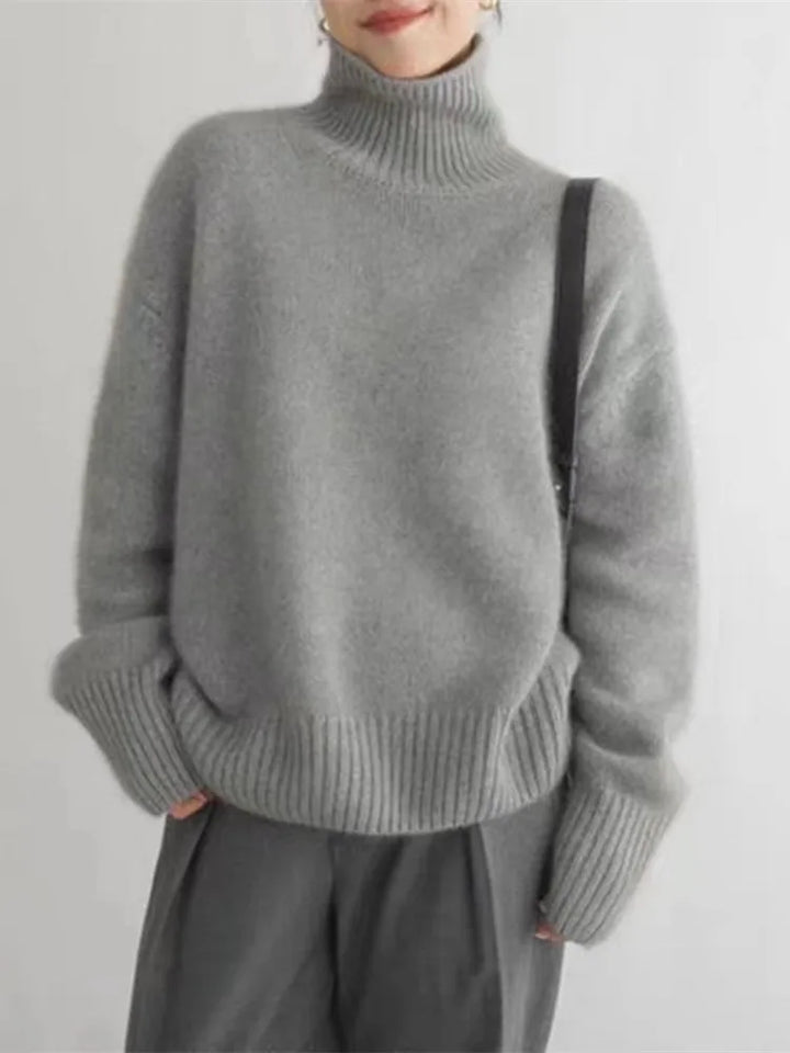 NANCY – LUXE HIGH-NECK JUMPER