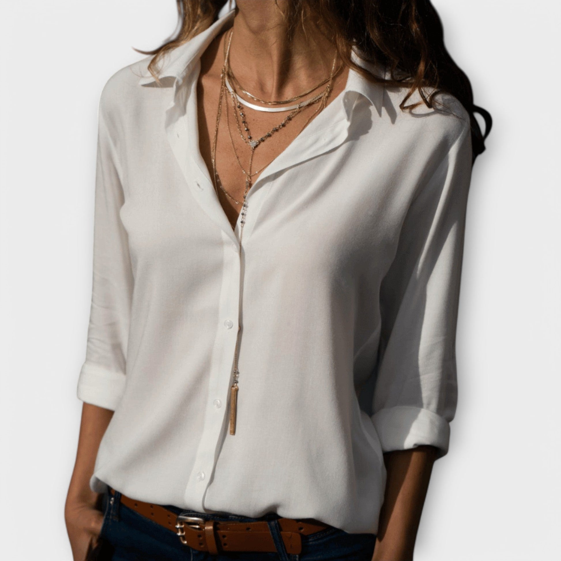 CAROLYN - TIMELESS ELEGANT BLOUSE