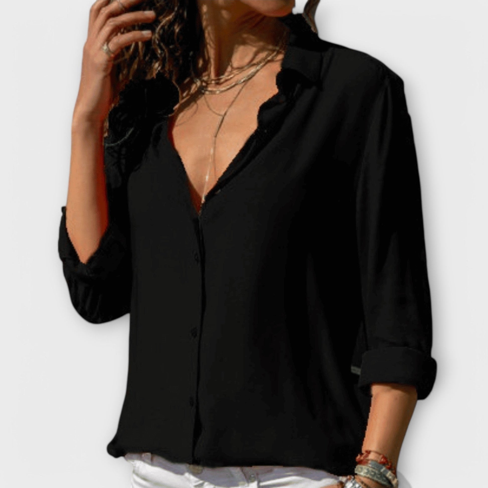 CAROLYN - TIMELESS ELEGANT BLOUSE