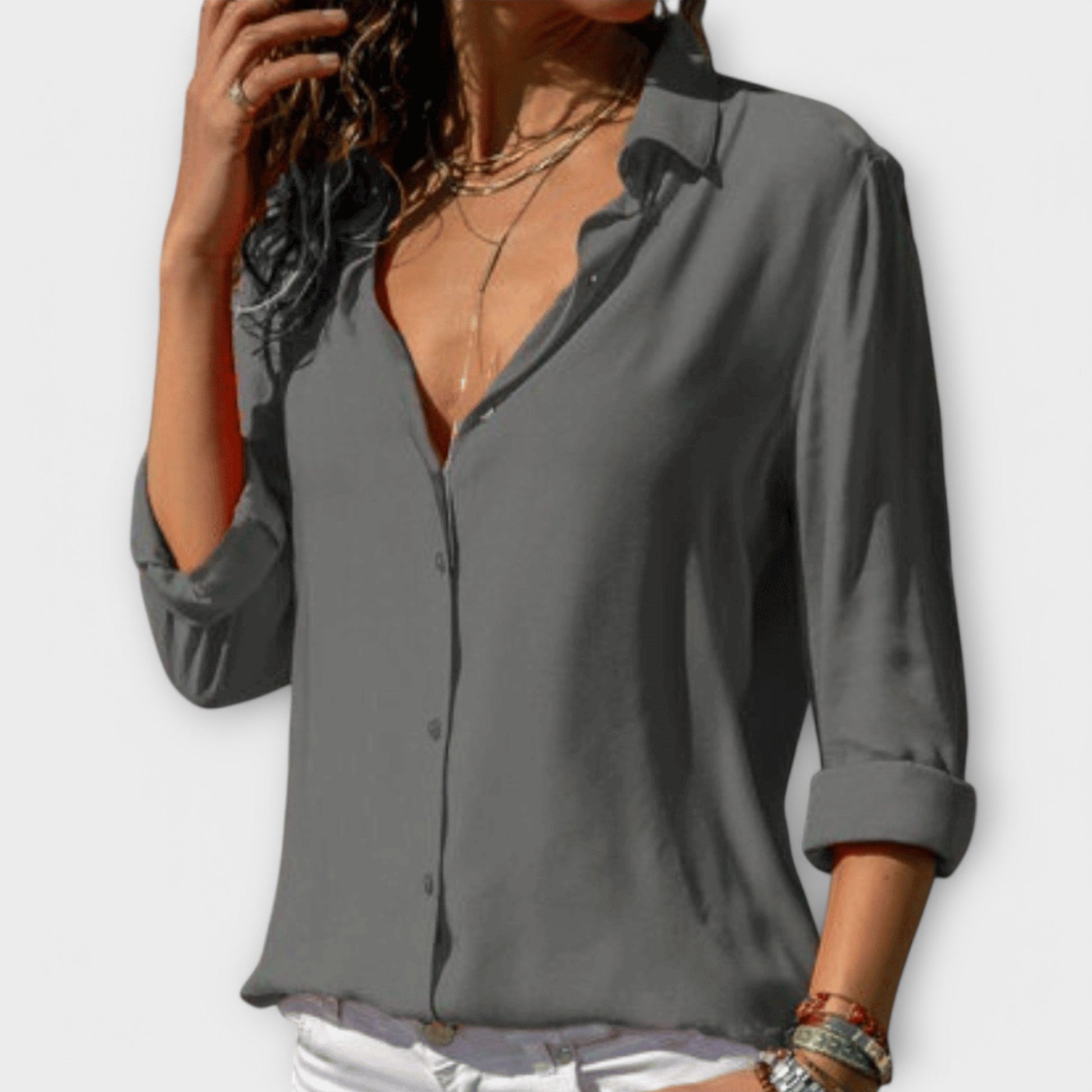 CAROLYN - TIMELESS ELEGANT BLOUSE