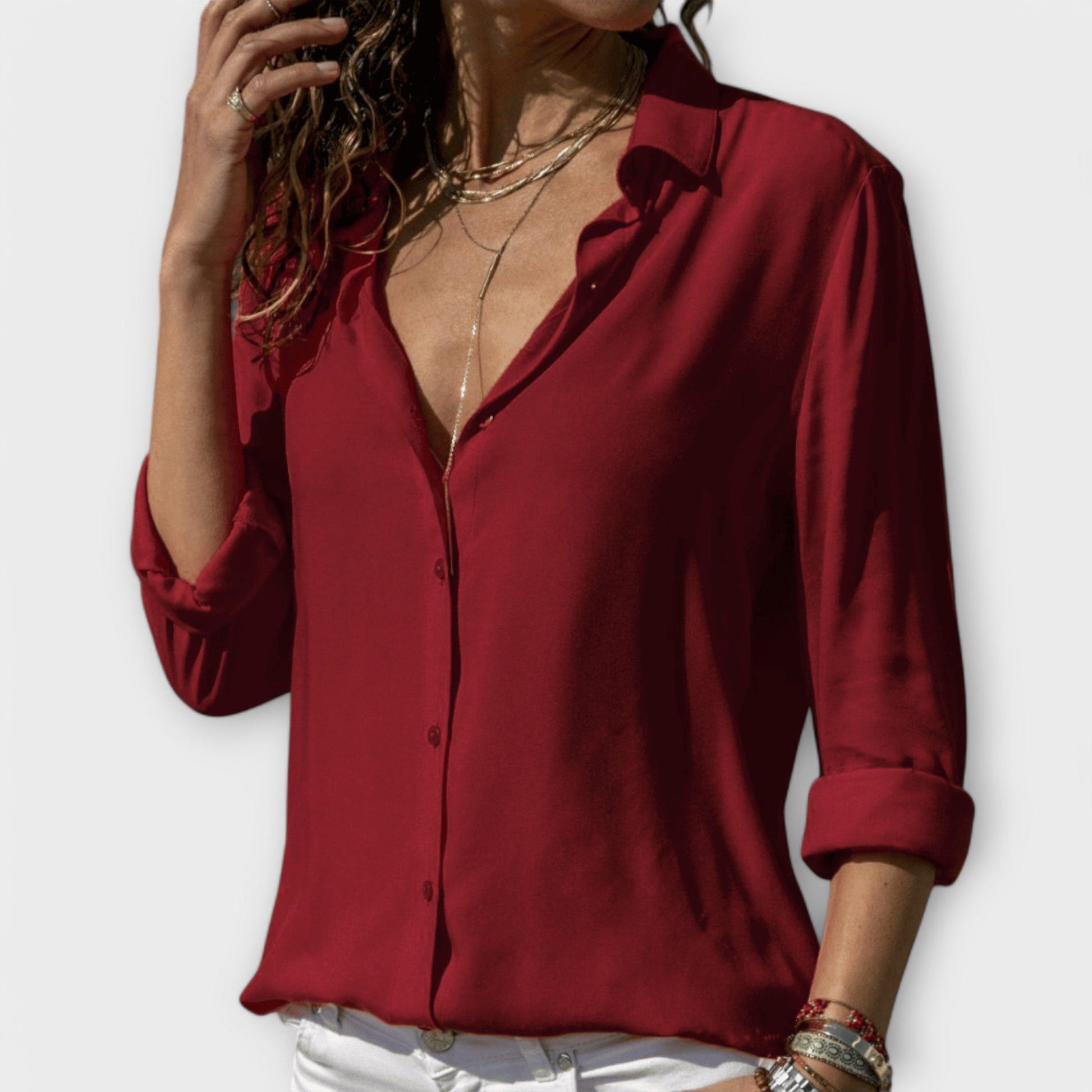 CAROLYN - TIMELESS ELEGANT BLOUSE
