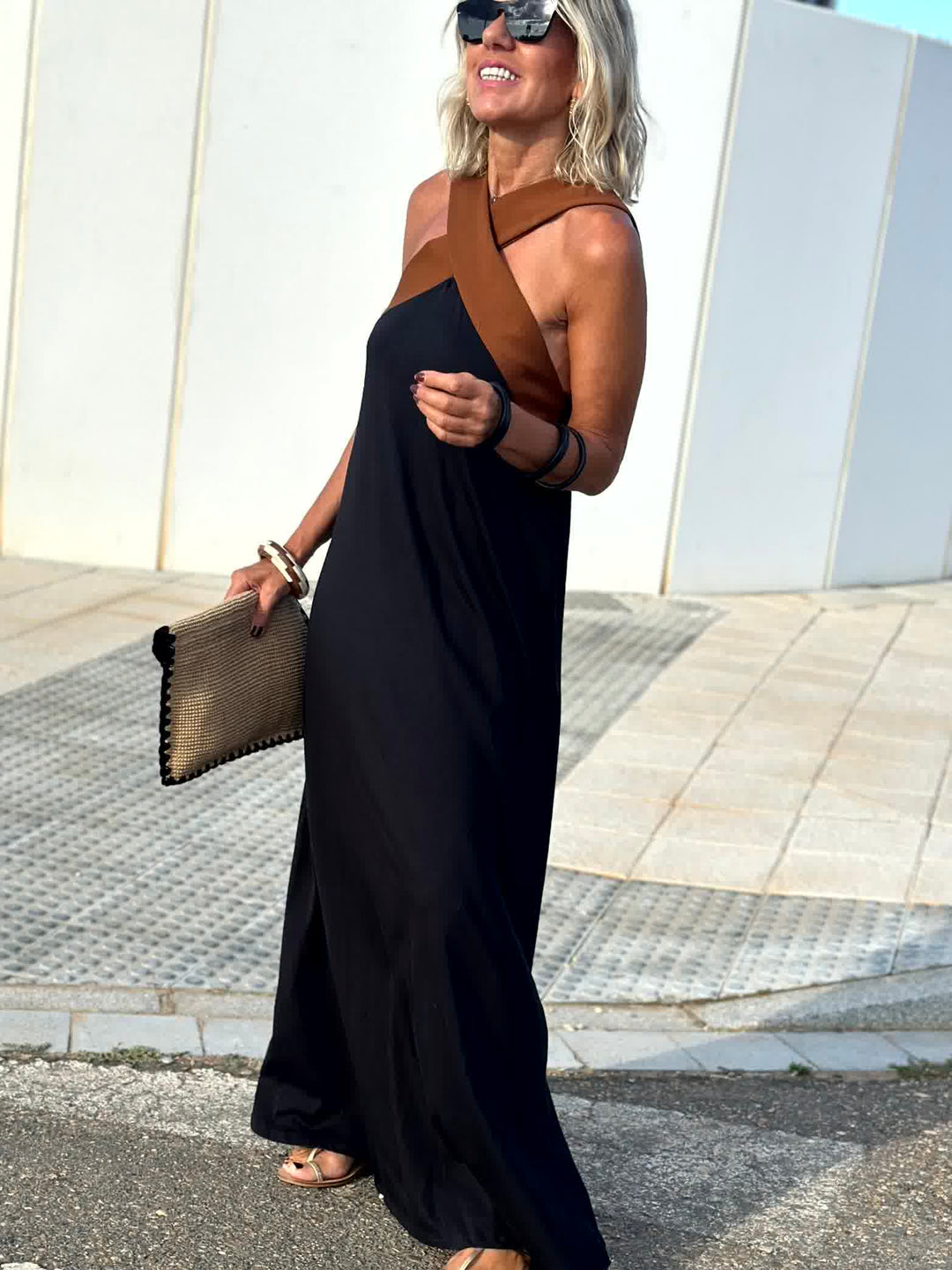 ROSE - CROSS-NECK DRESS