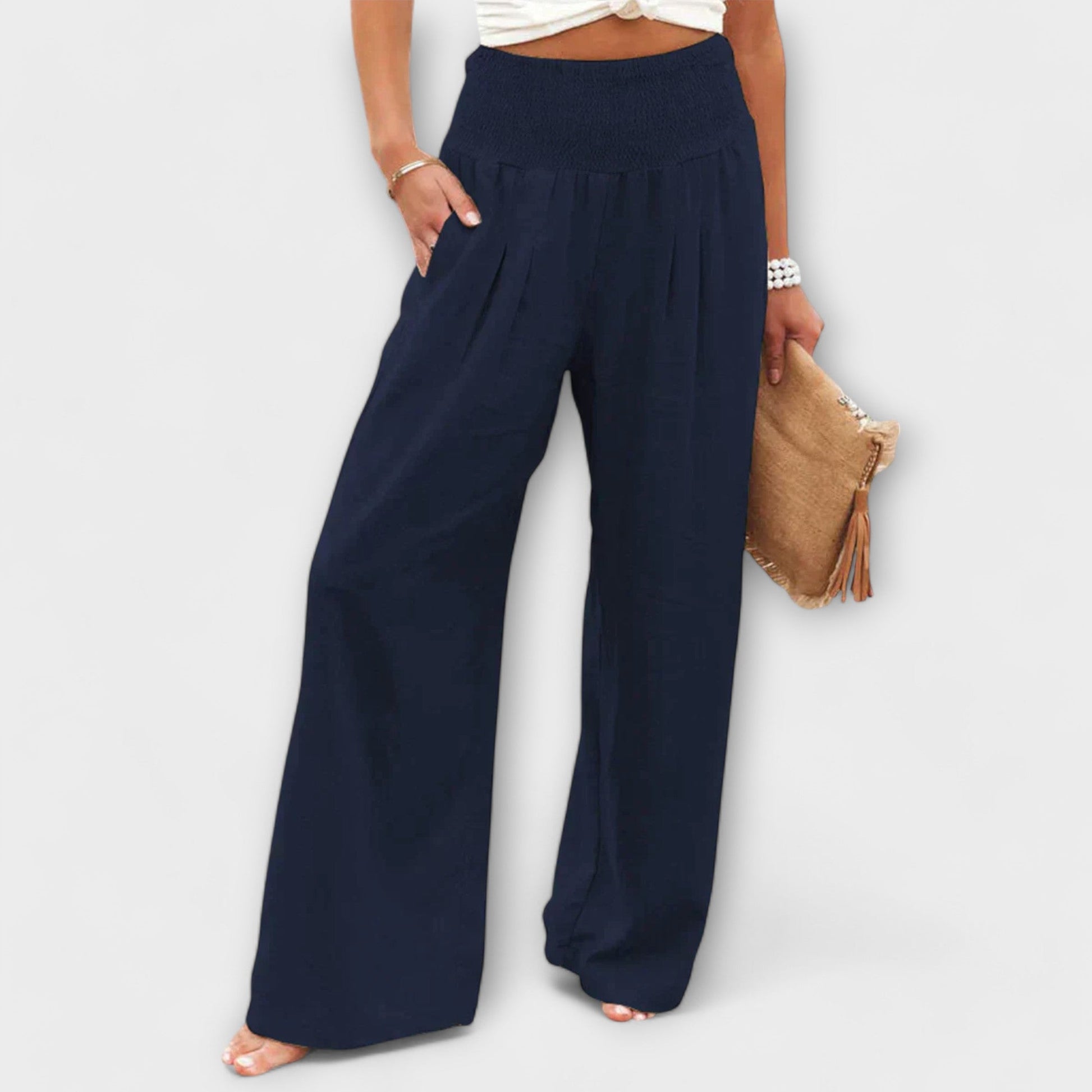 IONA - FLOWING WIDE-LEG TROUSERS