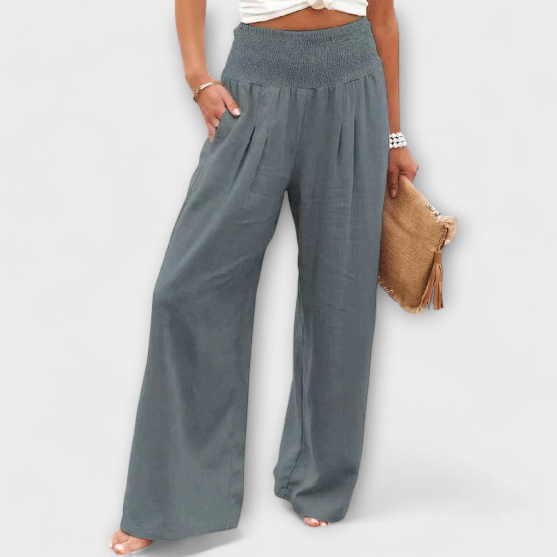 IONA - FLOWING WIDE-LEG TROUSERS