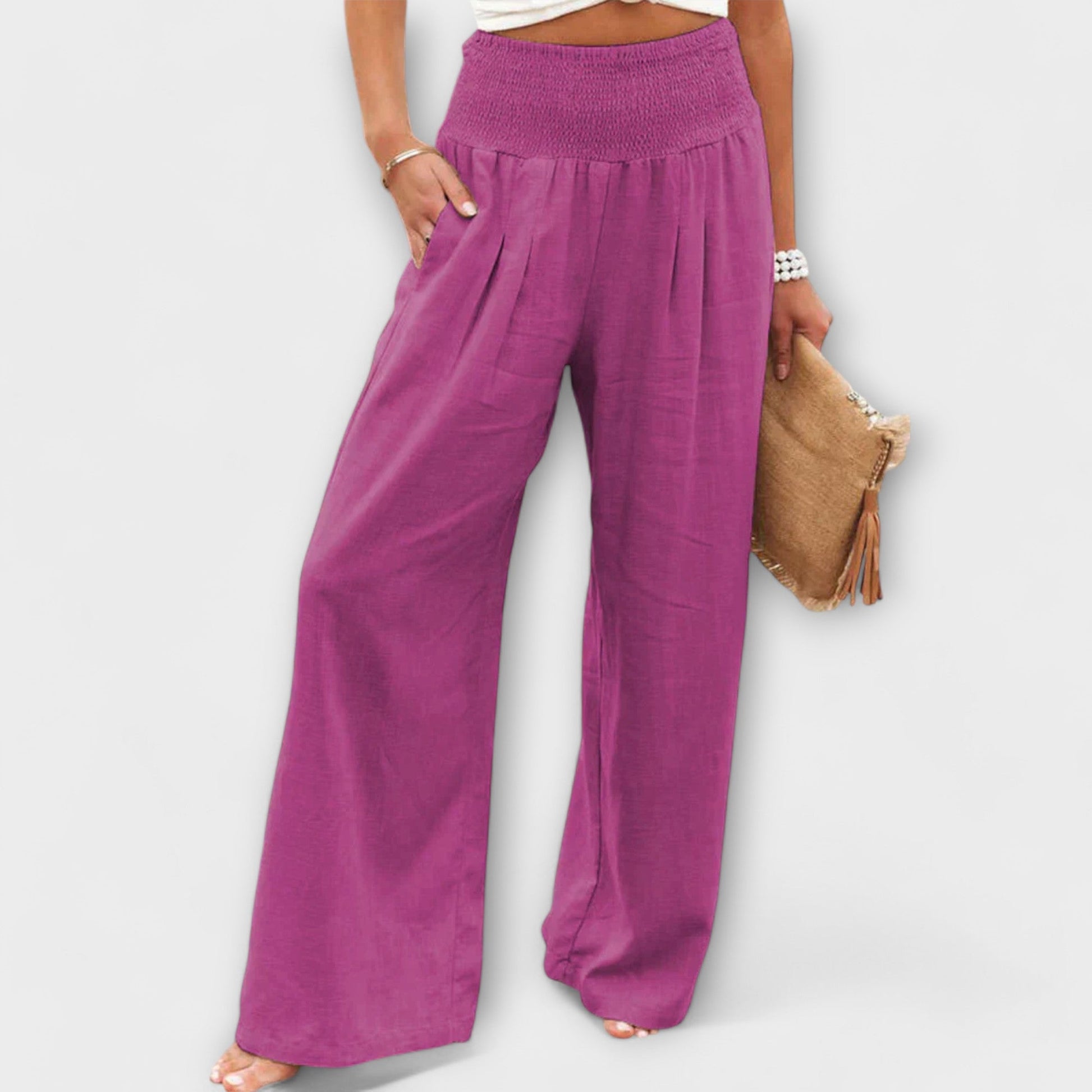 IONA - FLOWING WIDE-LEG TROUSERS