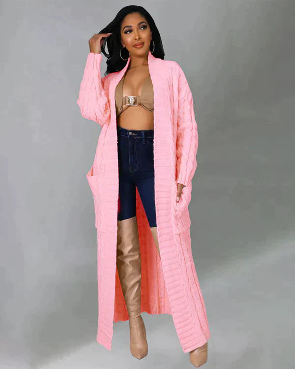 CORINNE – LONG KNIT CARDIGAN