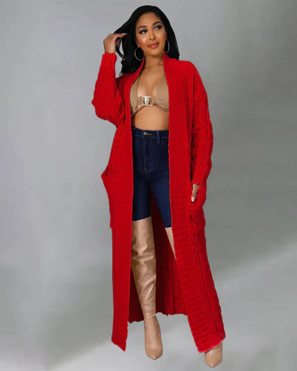 CORINNE – LONG KNIT CARDIGAN