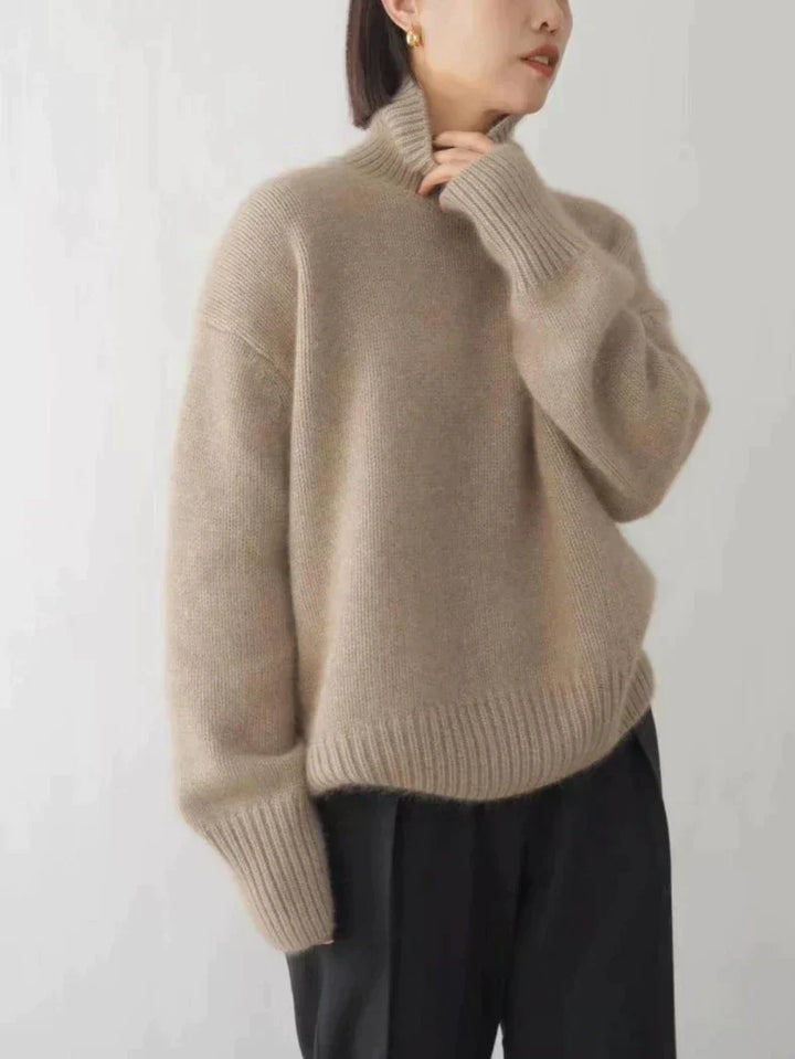 NANCY – LUXE HIGH-NECK JUMPER