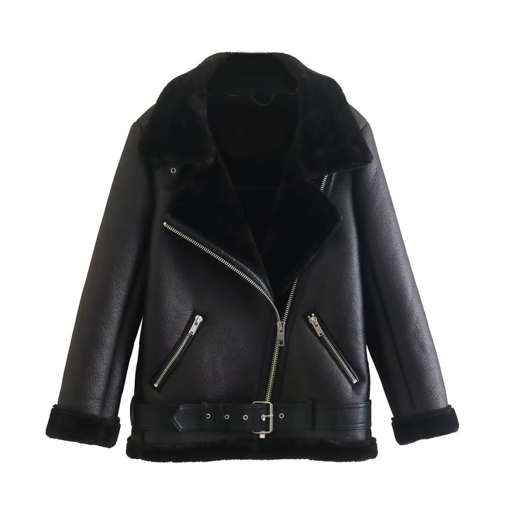 AMIRAH – STRUCTURED BIKER-STYLE JACKET