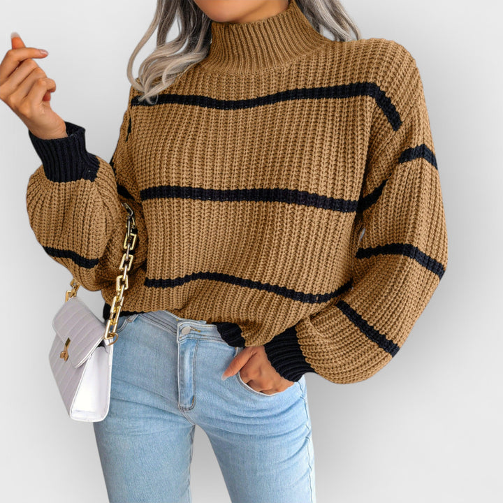 LUCIENDA - STRIPED KNIT JUMPER