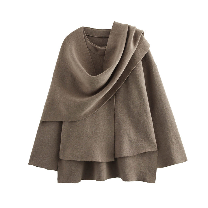 ISLA – OVERSIZED COAT WITH SCARF